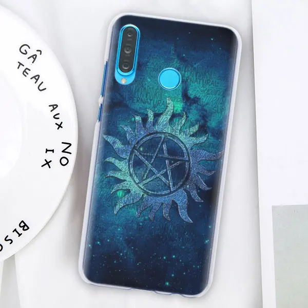 01 Сверхъестественное ТВ шоу чехол для телефона huawei P30 P30 Pro P9 P10 P20 Lite P Smart Plus View 20 Жесткий ПК задний Чехол бант - Цвет: 01