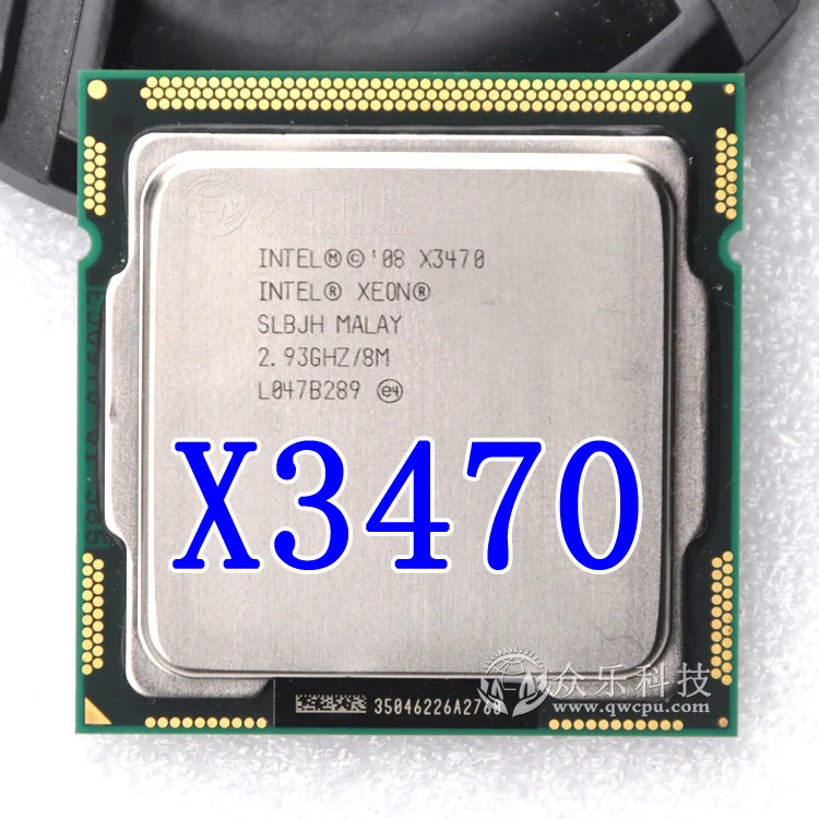 Оптовая продажа для процессора intel Xeon X3470 Кэш память 8 Мб 2 93 ГГц процессор SLBJH LGA1156