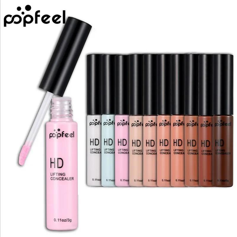 POPFEEL Makeup Concealer Liquid concealer Convenient Pro eye cream New Hot Sale 10color maquiagem | Красота и здоровье
