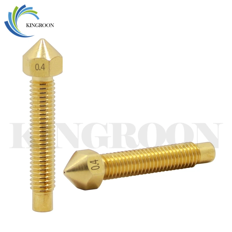 KINGROON удлинение медной форсунки 0 4 мм M6 * 32 Резьбовая насадка для нити 1 75 3 Печатная