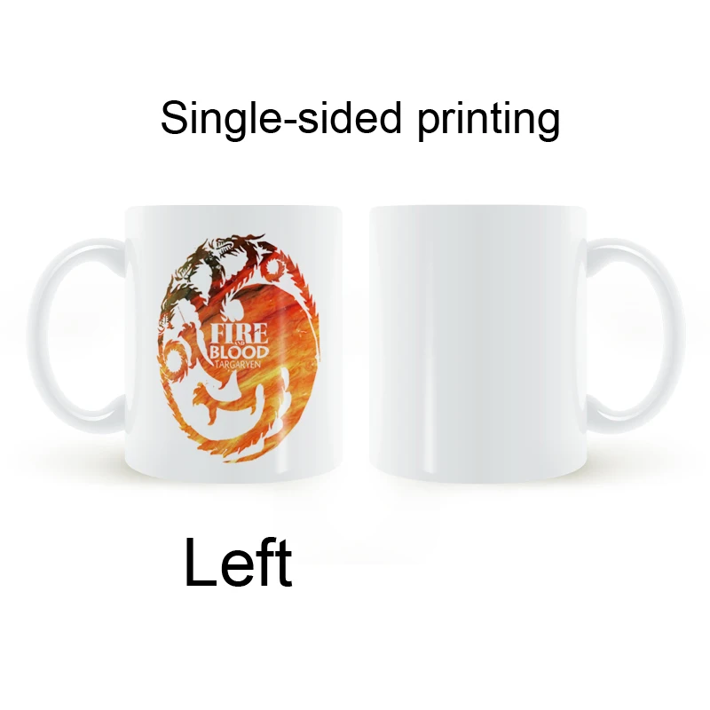 Игра престолов огонь и Таргариен герб Кружка Кофе Молоко керамика творческие DIY