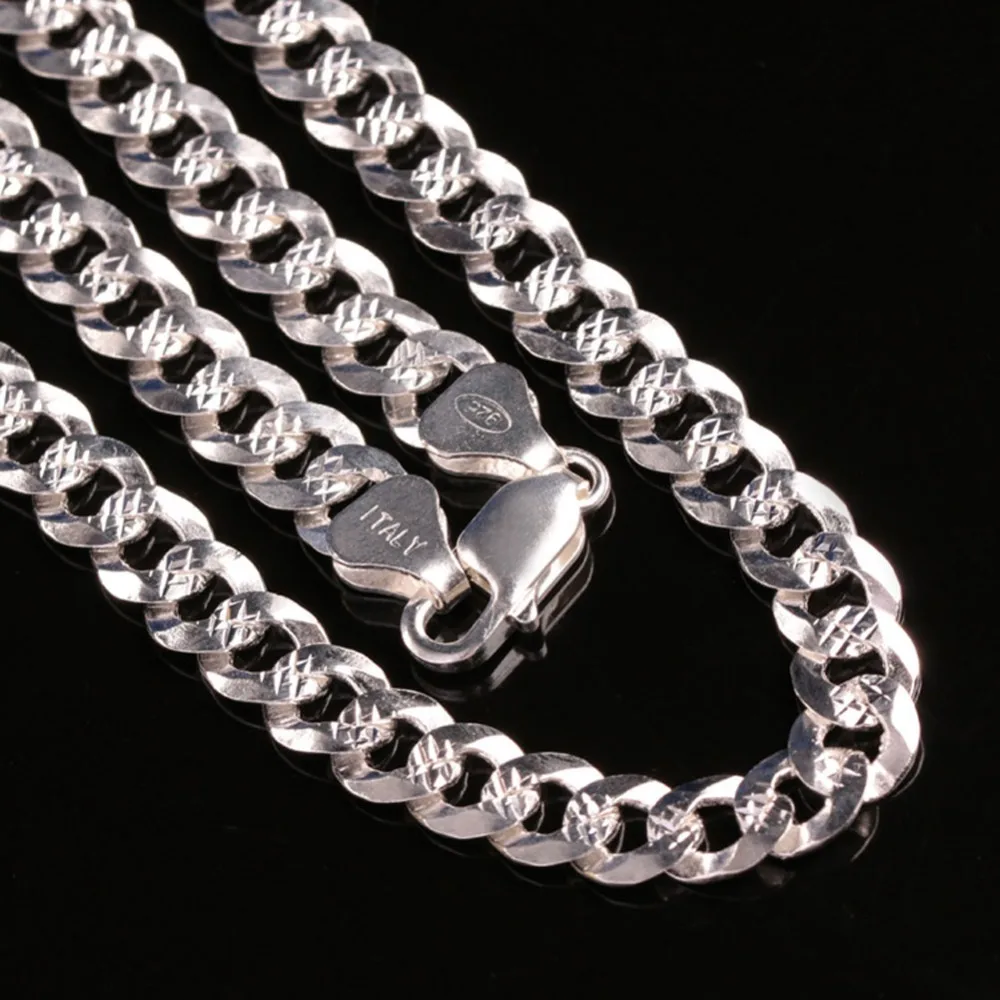 Цепочка Фигаро мужская из серебра 925 пробы 10 шт.|jewelry free shipping|men jewelryfigaro chain |
