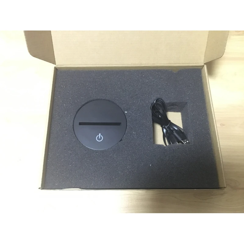 Fding 3D иллюзия свет Осьминог Форма Акриловый ночник 7 цветов Изменение RGB сенсорный