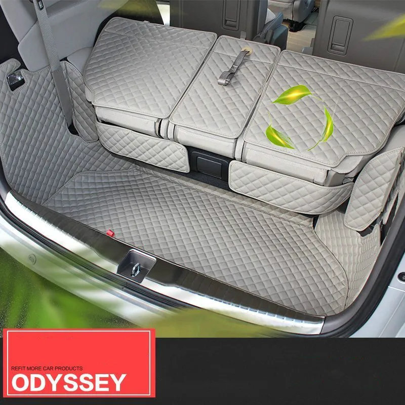 Заказные полностью покрытые автомобильные коврики для багажника Honda Odyssey водонепроницаемые прочные ковры для Odyssey- год