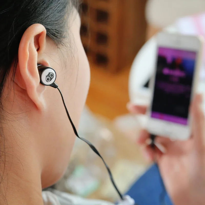 Милые наушники с рисунком кота для девочек стерео чехлом наушников iPhone Xiaomi детей