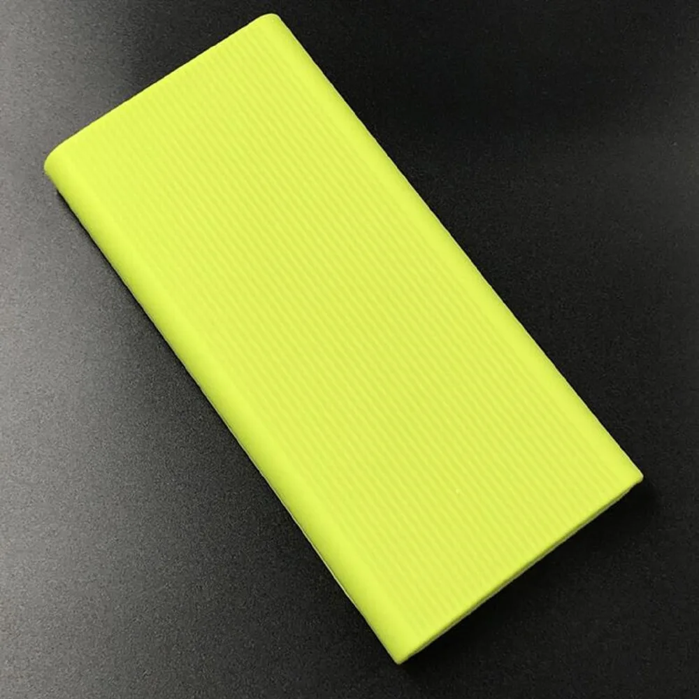 Силиконовый защитный чехол, чехол для нового Xiao mi power Bank 2, 10000 мА/ч, два порта usb power bank