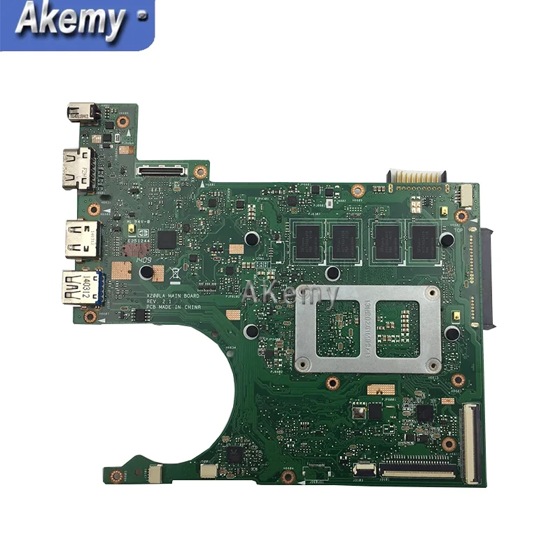Оригинальный Для ASUS X200LA ноутбук процессор Материнская плата i3 cpu rev2.1 системная 100%