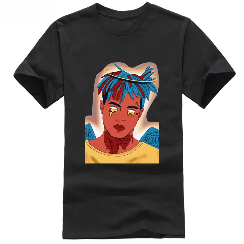 2018 Xxxtentacion Character Print T-Shirt Cool O-neck Men's T Shirt Croatia Summer discount hot new fashion top free shipping | Мужская
