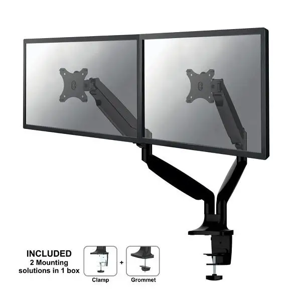 NM D750DBLACK поддержка плоского экрана стола 81 3 см (32 &quot) tieback/винт черный|Настольные