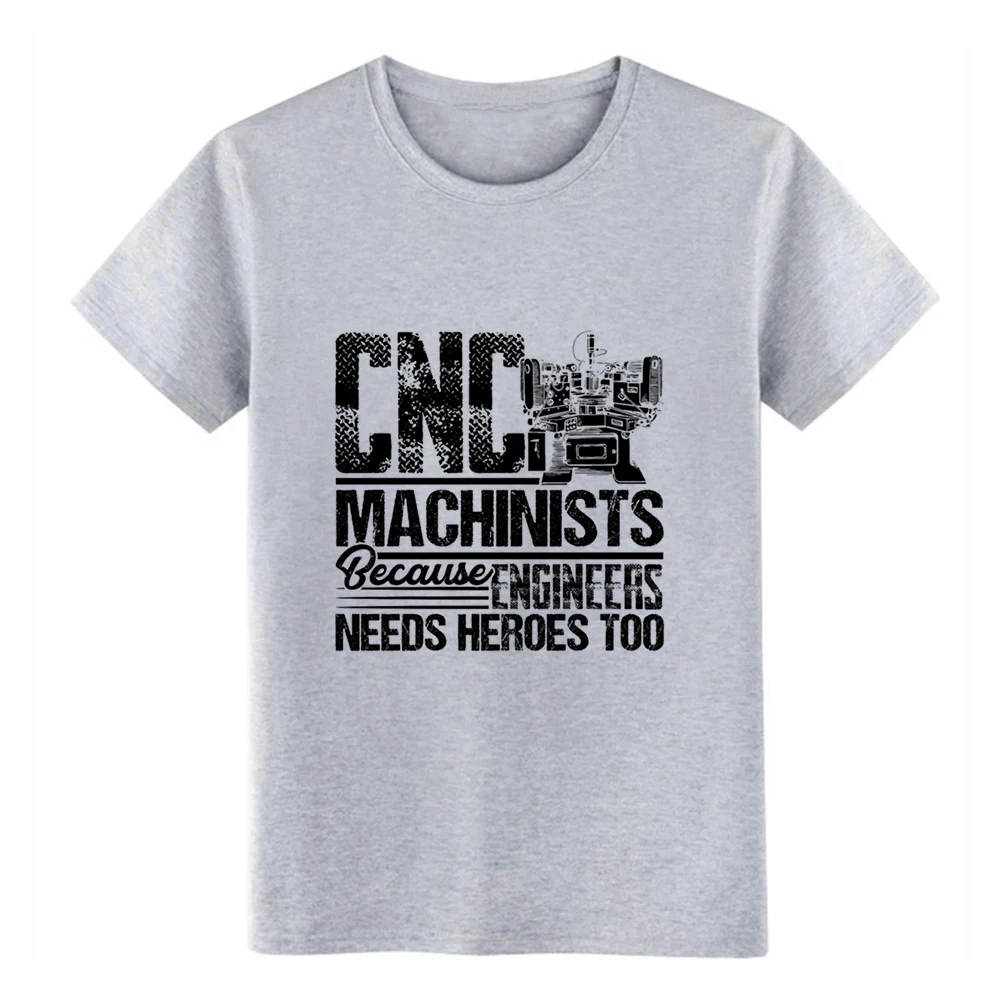 Мужская футболка с принтом I'm A Proud CNC Machinist круглым воротником летняя рубашка для