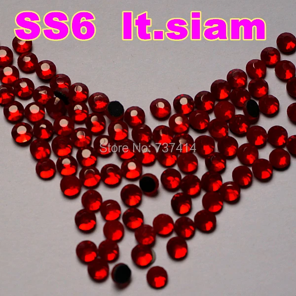 Бесплатная доставка! DMC горный хрусталь горячей фиксации Цвет Lt. siam Красный