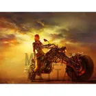 Алмазная живопись, полноразмернаякруглая вышивка мотоцикл, девочка, 3d Алмазная вышивка, мозаика, картина, искусство, домашний декор