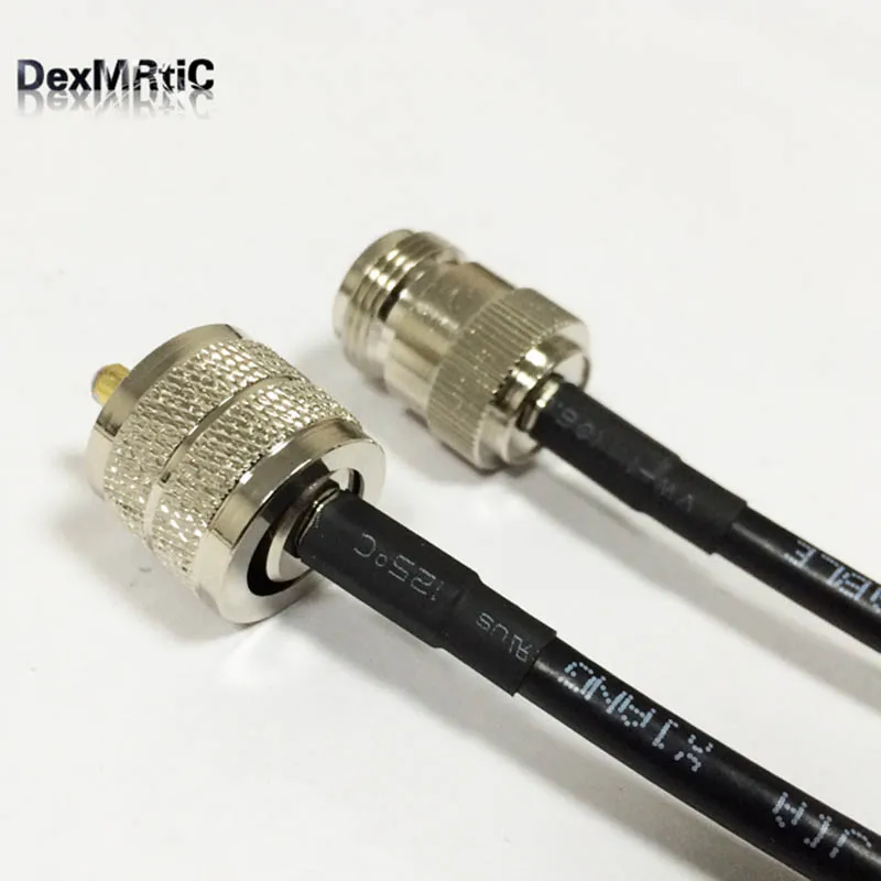 N Тип Женский к UHF папа PL259 RF кабель pigtail RG58 100 см для беспроводного маршрутизатора