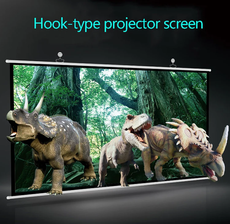 Thinyou 72 дюймов 16:9 HD ручной подтягивающий настенный портативный проектор экран pantalla proyector ecran videoprojecteur проекционный экран
