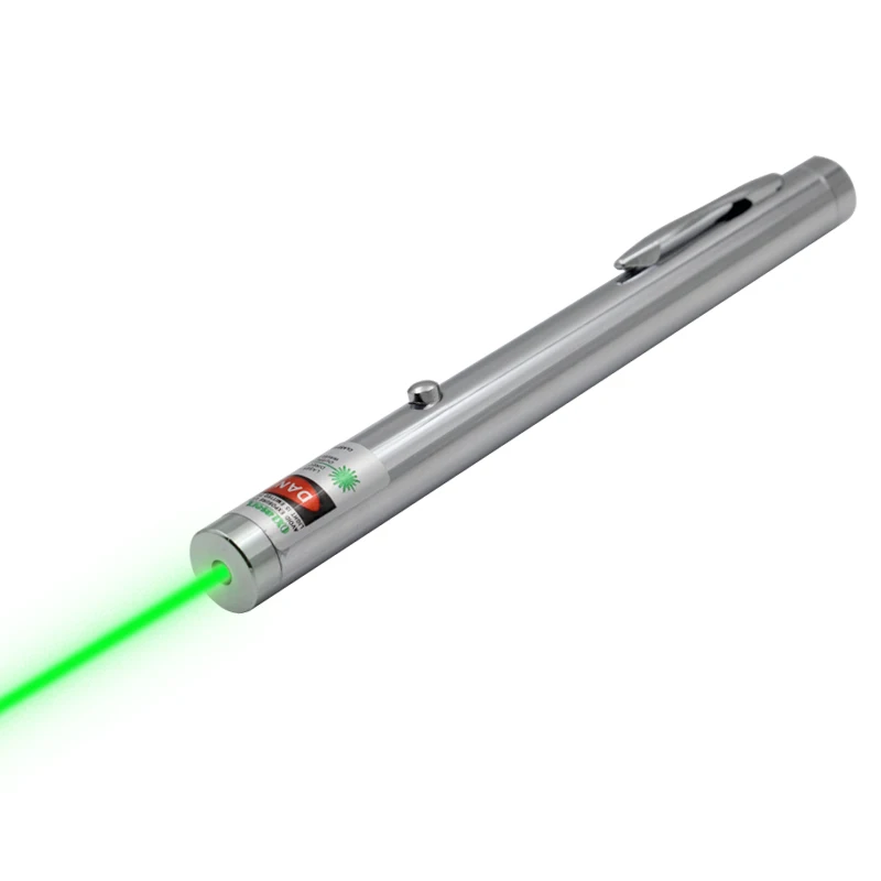 Лазерная указка OXLasers с высокой мощностью зеленая лазерная хромированным