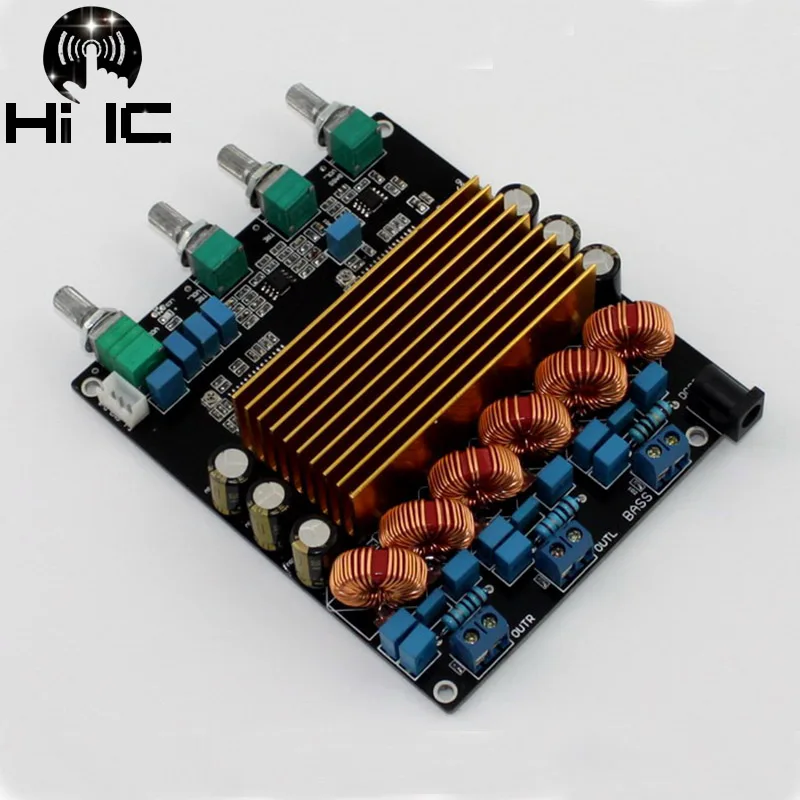 STA508 2.1 класса d высокая Мощность Hi Fi стерео аудио цифровой усилитель доска 160 Вт 80 *