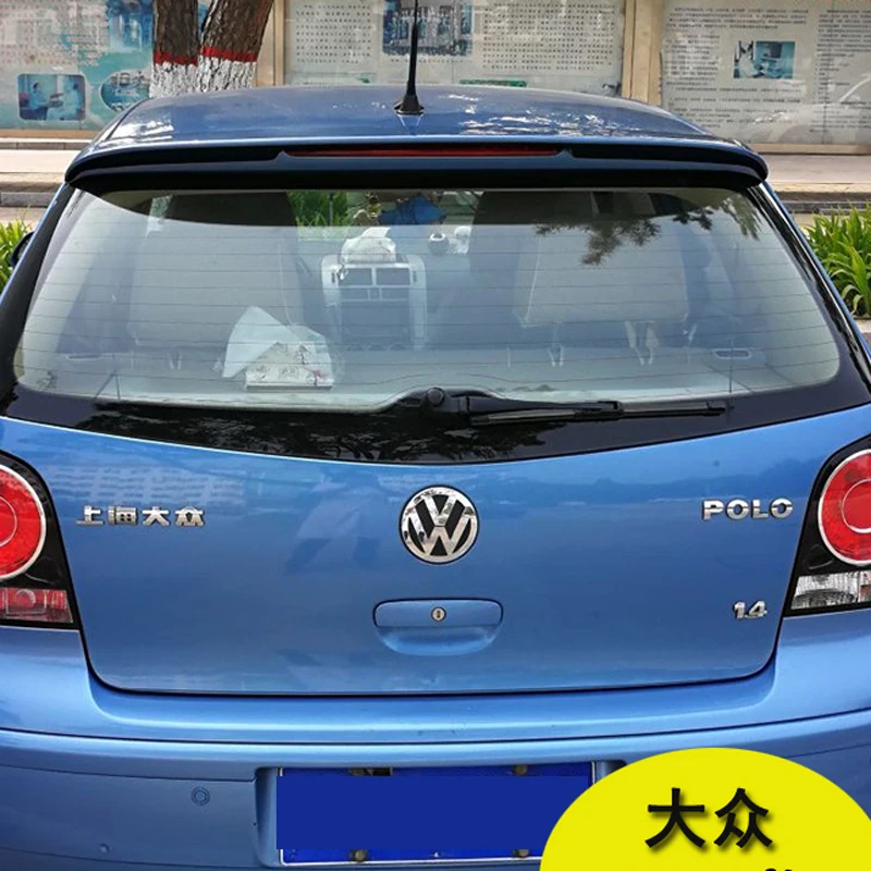Спойлер для Volkswagen VW Polo 2006 2007 2008 2009 2010 искусственный автомобильный спойлер из