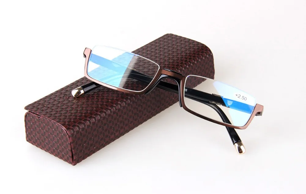 Мужские очки для чтения мужские дальнозоркости анти-синие полуоправы с защитой