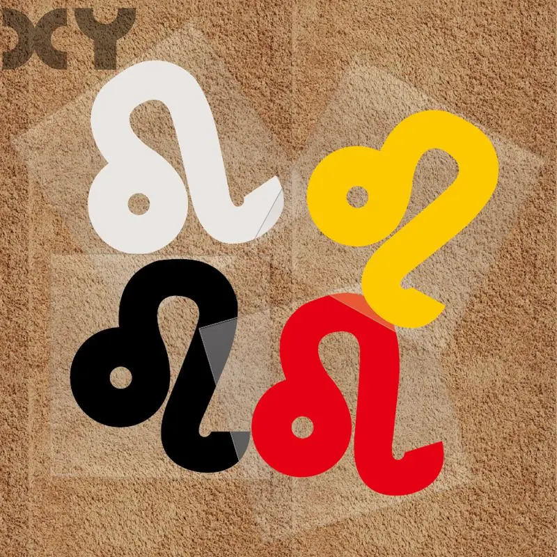 

Светоотражающие автомобильные наклейки XY, мотоциклетные наклейки, наклейки с созвездиями, водостойкие Смешные виниловые наклейки с Лео