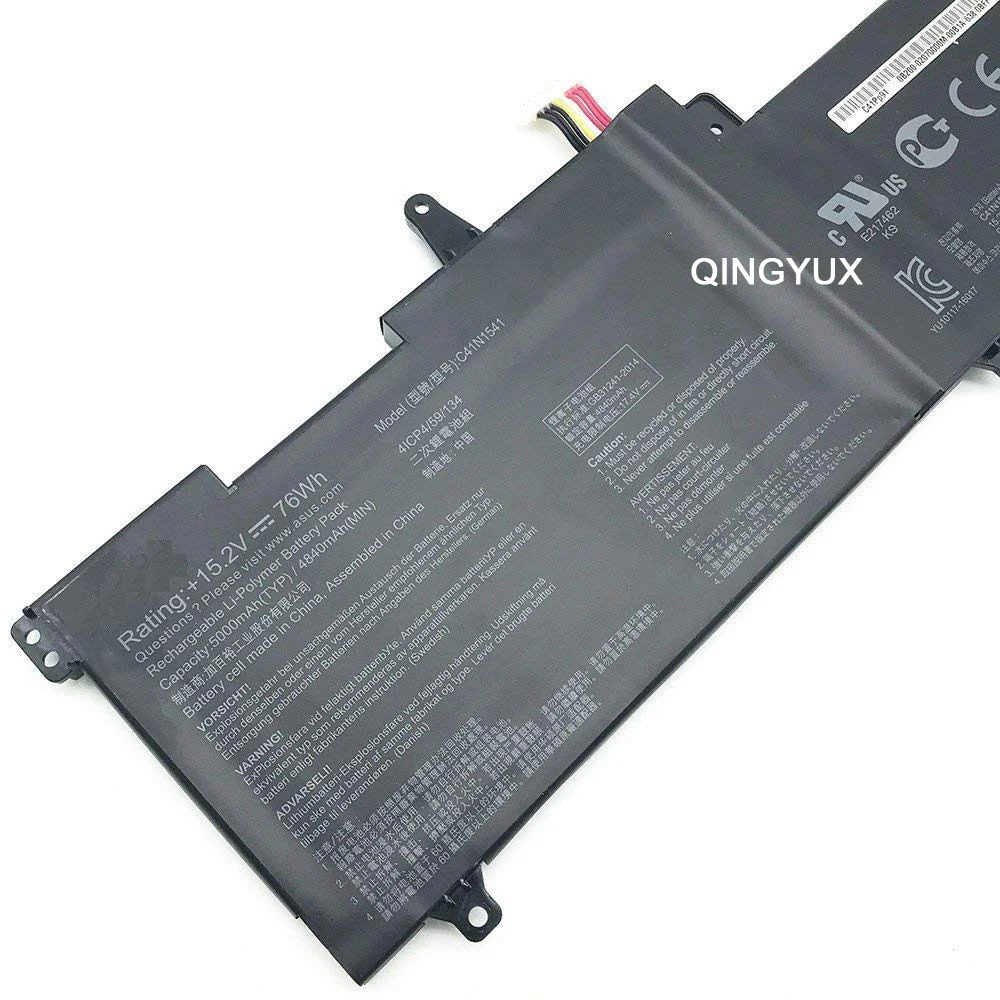 QINGYUX Новый 15 2 V 76Wh C41N1541 Аккумулятор для ноутбука ASUS ROG Strix GL702V GL702VT GL702VM серия