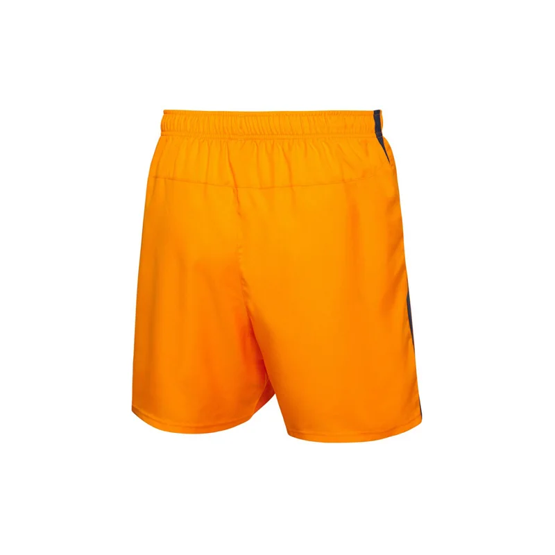 Li-Ning мужские футбольные серии для соревнований, нижняя часть, Стандартная посадка, полиэстер, подкладка, дышащие спортивные шорты AAPK349 0000