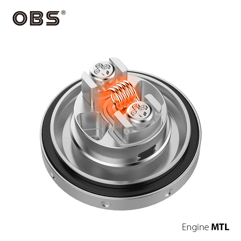 Оригинальный OBS RTA двигатель MTL с 2 мл и 24 мм новый топ воздуха Регулируемый