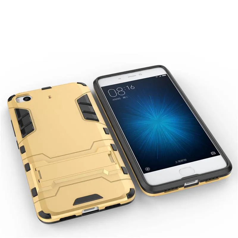 Чехол для Xiaomi Mi5S чехол из мягкого силикона и твердого пластика Mi 5S с подставкой&gt |