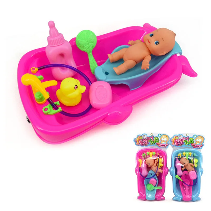 

1pcs baby bath toys Cute Cartoon dolls Bathroom water play floating Toy for kids children gifts ealy Educational toy new style