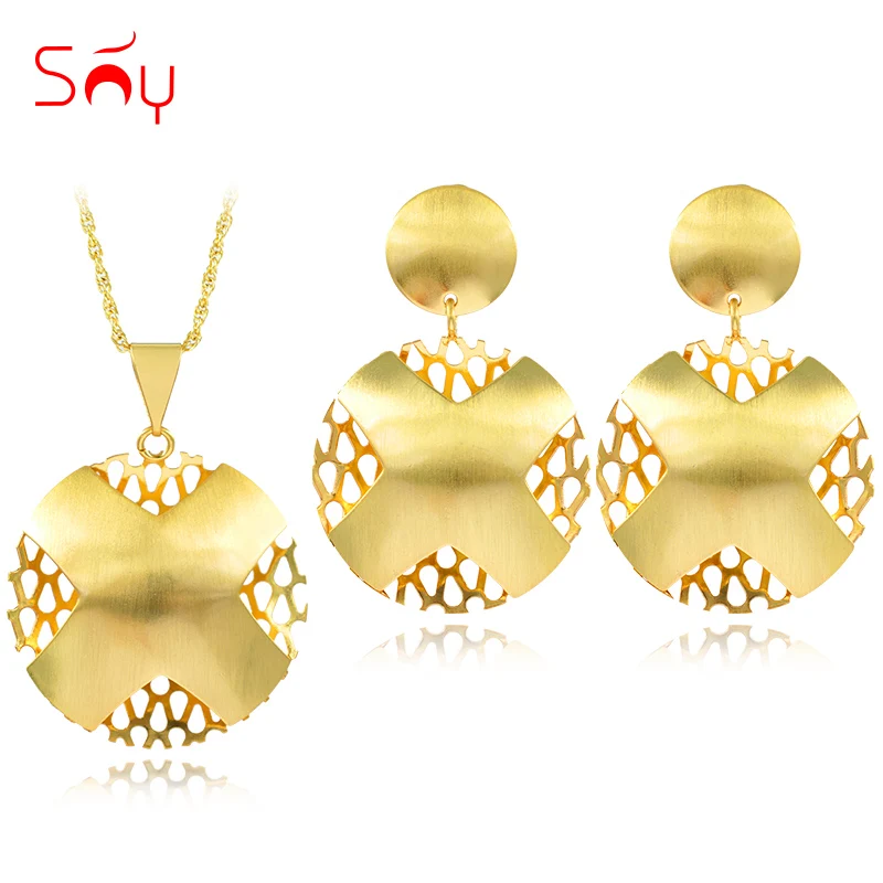 Ювелирные изделия Sunny Jewelry в винтажном стиле для женщин колье серьги кулон