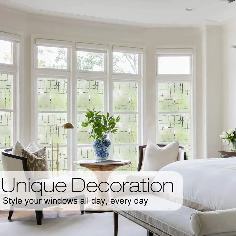 Funlife статические липкие матовые стеклянные наклейки для ванной комнаты окна