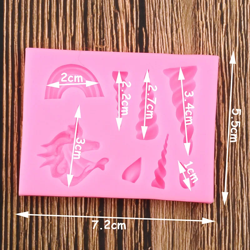 Инструменты для торта единорог облако гудок уши силиконовая форма украшение