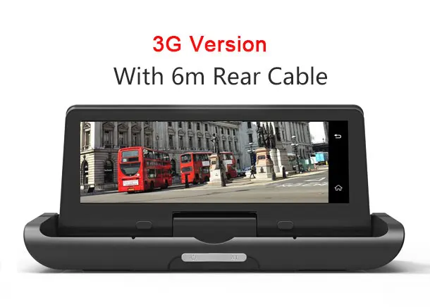 3G Version ANSTAR 4G 8 ''Автомобильная камера DVR HD 1080P Dashcam Android WiFi gps навигатор ADAS двойной объектив регистратор видео рекордер авто камера - Название цвета: 3G Version