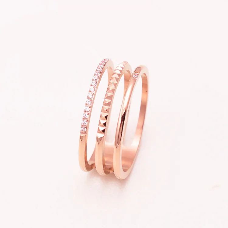 fashion rose gold titanium ring for men and women | Украшения и аксессуары