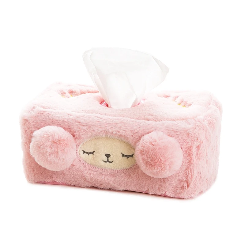Автомобильный держатель tissue box boite a mouchor papel higienico divertido porta guardanapo Милая туалетная бумага Япония стиль плюшевые съемные