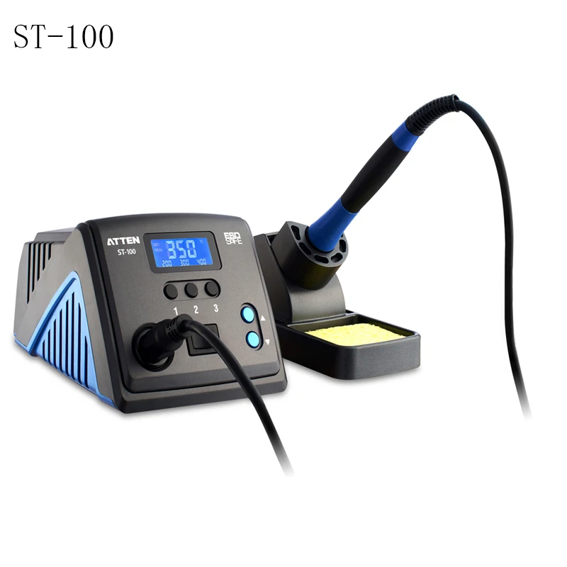 Внимание ST60 ST80 ST100 ваттов 60 ваттов 80 ваттов 100W интеллигентая(ый) и не содержит свинец паяльная станция ST-60 ST-80 ST-100