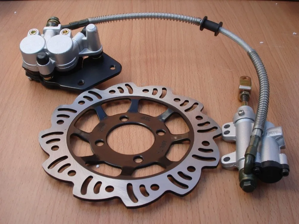 Подножка главный цилиндр задние тормозные колодки диск для 110cc 125cc внедорожник