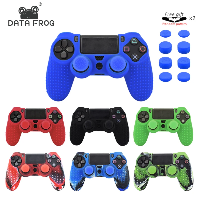 11 в 1 Шипованный Противоскользящий силиконовый чехол для PS4 контроллера sony playstation Dualshock 4 Slim Pro& Stick Grip
