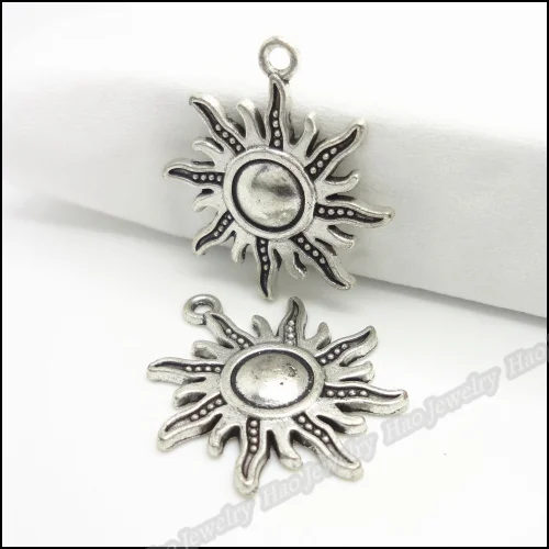 70 шт. винтажные подвески в виде солнца подвеска тибетский серебряный сплав цинка