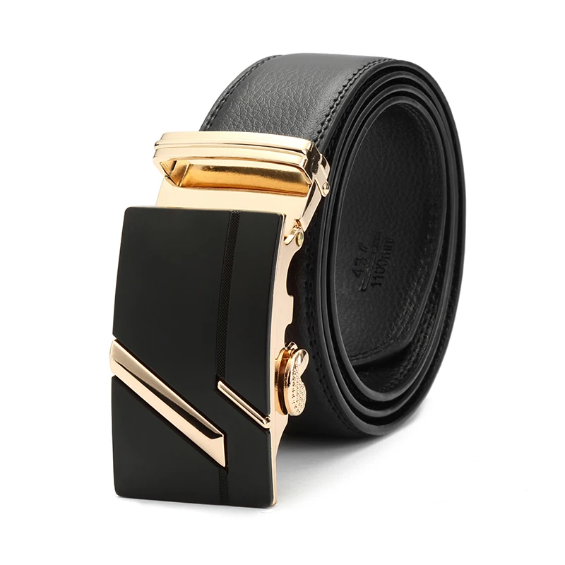 

Ремень мужской, однотонный, с металлической пряжкой, деловой