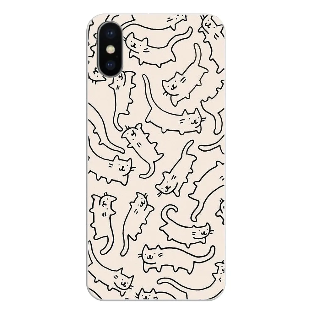 Для LG G7 Q6 Q7 Q8 Q9 V30 X Power 2 3 для OnePlus 3T 5T 6T силиконовый чехол телефона милый кот потому