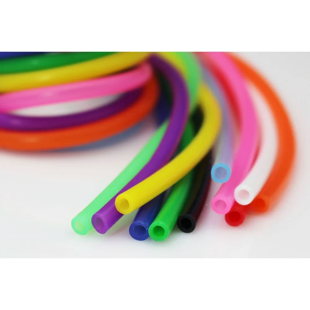 

Tigofly 11 pcs 11 colors Silicone Tube 3mmX5mm Soft Flexible Hollow tube 10 inch Fly Tubing Fly Tying Tubes Material Fly Fishing