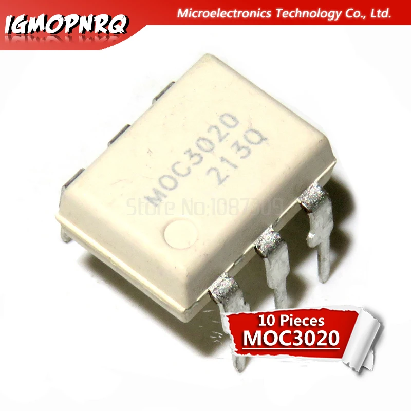 10 шт. MOC3062 MOC3020 MOC3021 MOC3023 MOC3043 MOC3052 MOC3063 MOC3083 DIP6|Интегральные схемы| |