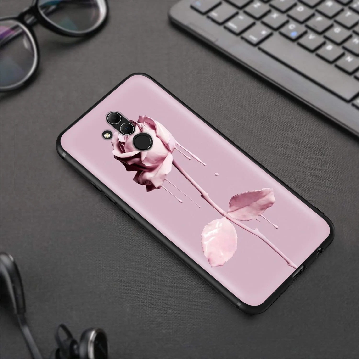 Чехол Lavaza с изображением розовых золотых роз для Huawei P30 P20 P10 P9 P8 Mate 20 10 Pro Lite P Smart