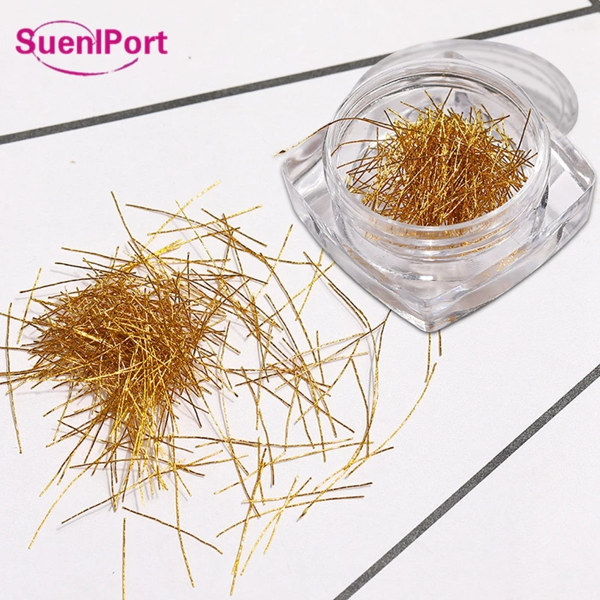 Новые украшения для ногтей Sune l Port 2019 дюйма 1 шт. золотые и серебряные ногти