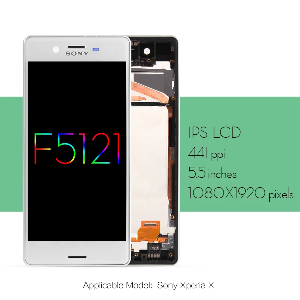 Сенсорный ЖК дисплей 5 0 дюйма для SONY Xperia X F5121 дигитайзер стекло датчик в сборе