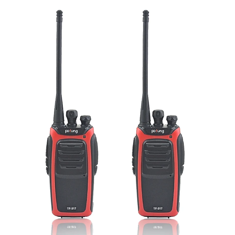2 шт./лот Pofung TF-317 walkie talkie UHF 400-480 МГц 16 канальный портативный двухстороннее радио