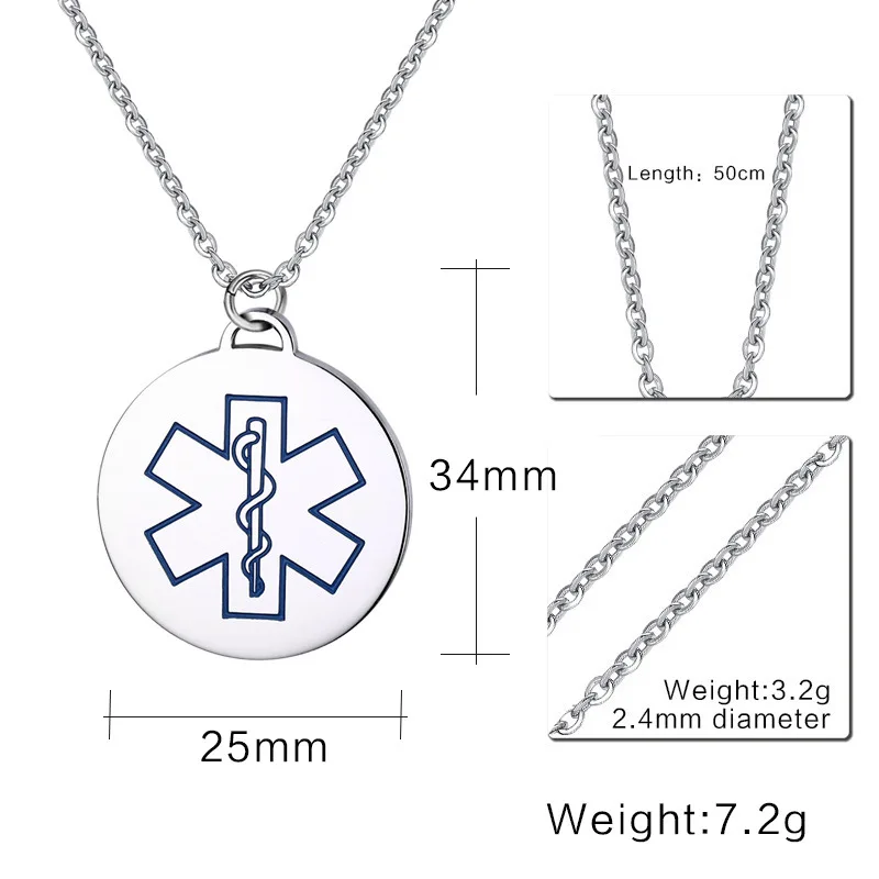 Женские кулоны из нержавеющей стали с синим и красным логотипом|pendants for women|f pendanttag