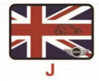 unionJack 2 Non-slip автомобильные подушки с принтом флага Великобритании "Юнион Джек автомобильный резиновый чехол для мобильного телефона, проданы нащего завода, подставной коврик для mini cooper, countryman, R60 F55 и т. д. стайлинга автомобилей внутренняя отделка - Название цвета: unionJack 2