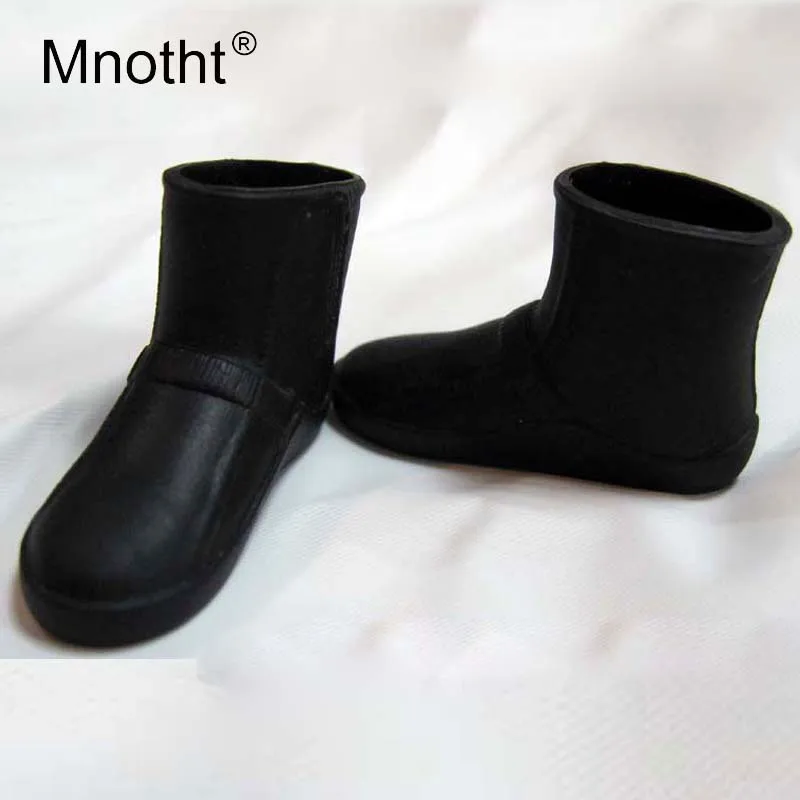 Масштаб 1/6 короткие сапоги модель Черная женская обувь игрушки для 12 дюймов