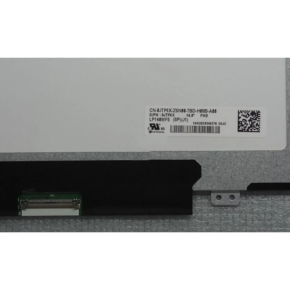 Для LG LP140WF5-SPJ1 FHD 1920x1080 ips 40 контактов D/PN: 0JTP6X JTP6X ноутбук ЖК-светодиодный сенсорный экран дисплей матричная панель Новинка